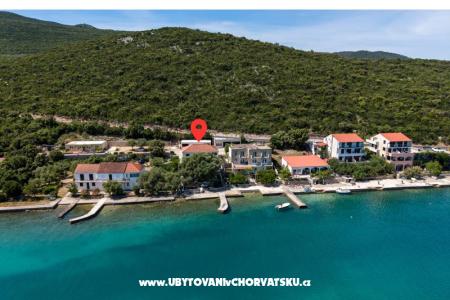 Beachfront apartments Ruskovic Drace & Trstenik Croatie